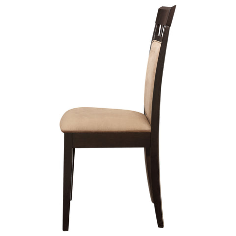 Ochanko Closed Back Dining Side Chair Cappuccino (Set of 2)Cappuccino