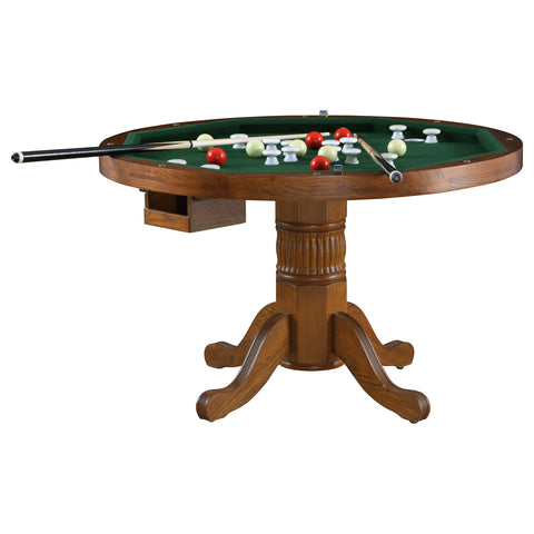 Montclair 5-piece 3-in-1 Dining and Game Table Set AmberAmber