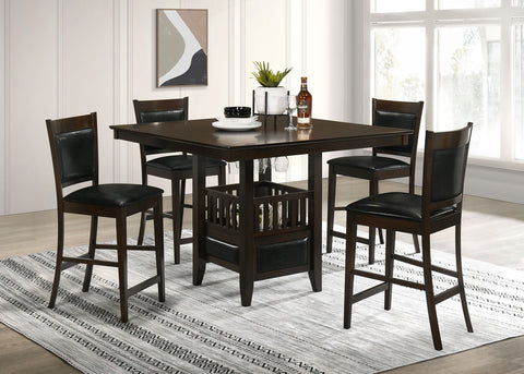 Marsden 5-piece Square Counter Height Dining Set EspressoEspresso