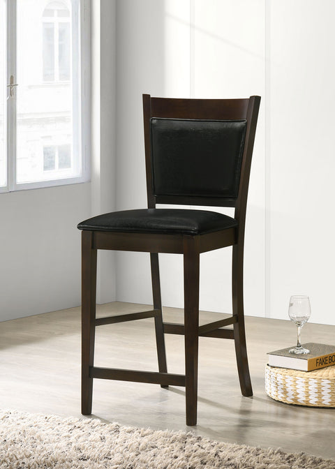 Marsden Upholstered Counter Chair Espresso (Set of 2)Espresso