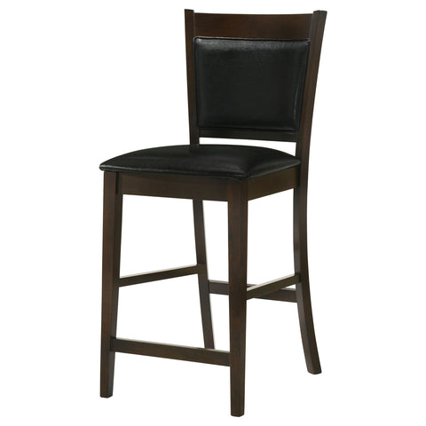 Marsden Upholstered Counter Chair Espresso (Set of 2)Espresso