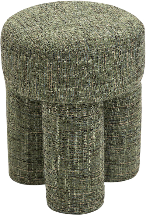 Alden Green Fabric Upholstered Stool, 1 Piece