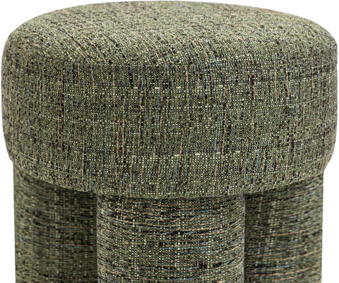 Alden Green Fabric Upholstered Stool, 1 Piece