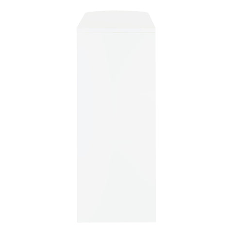 Ramses Rectangular 2-tier Home Bar Table White High GlossWhite High Gloss