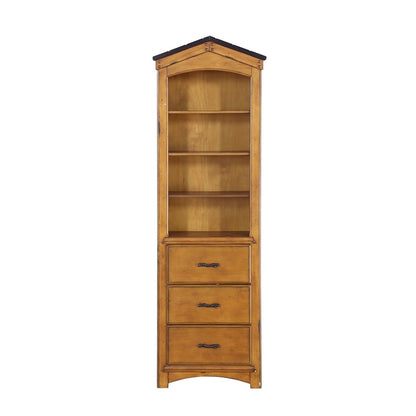 Adeliza House Bookcase, Rustic Oak Finish