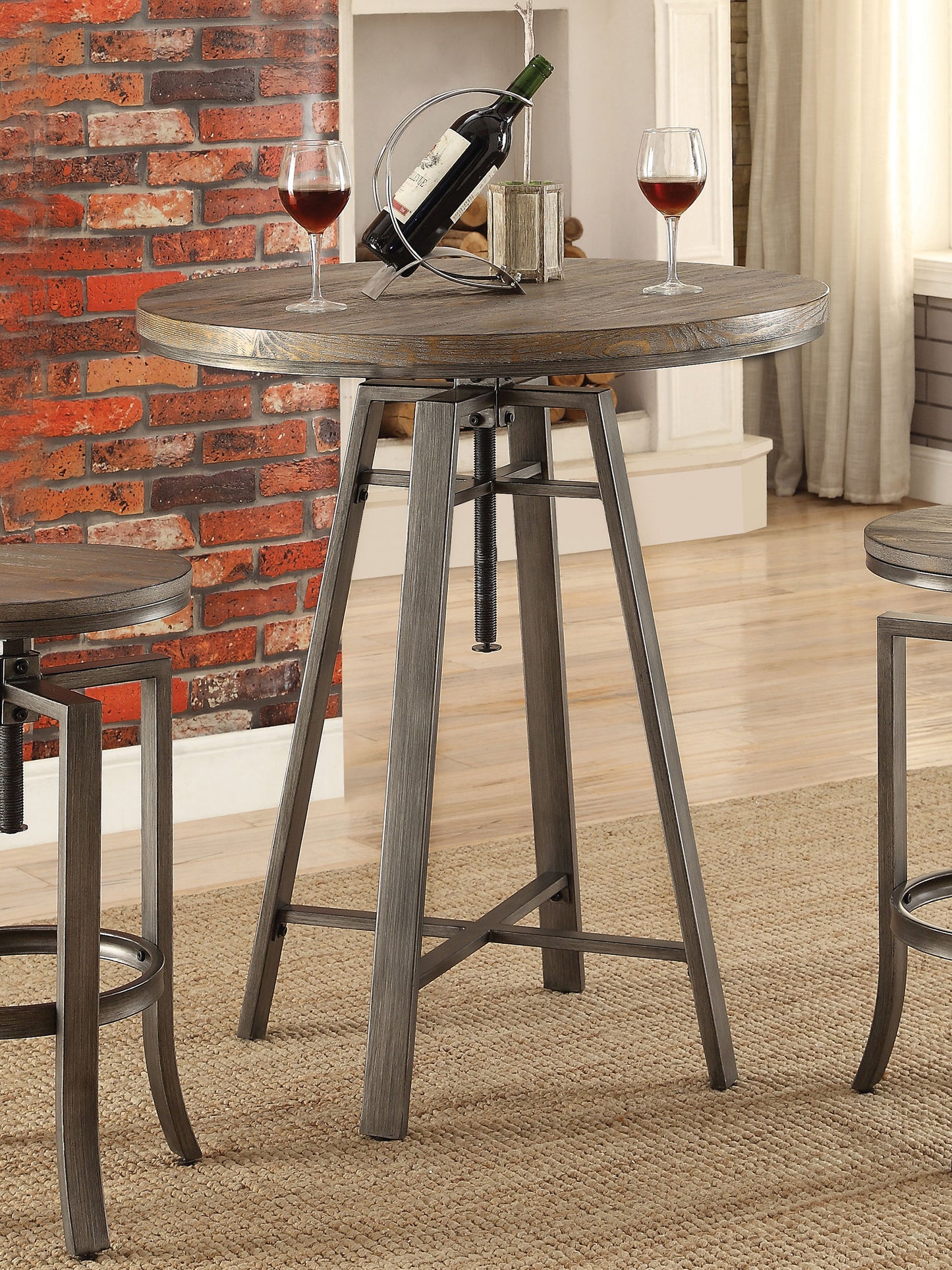 adjustable bar table