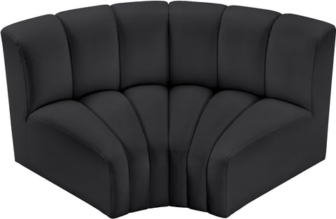 Yara 60" Vegan Leather Upholstered Sectional, 2-Piece (Style 2)