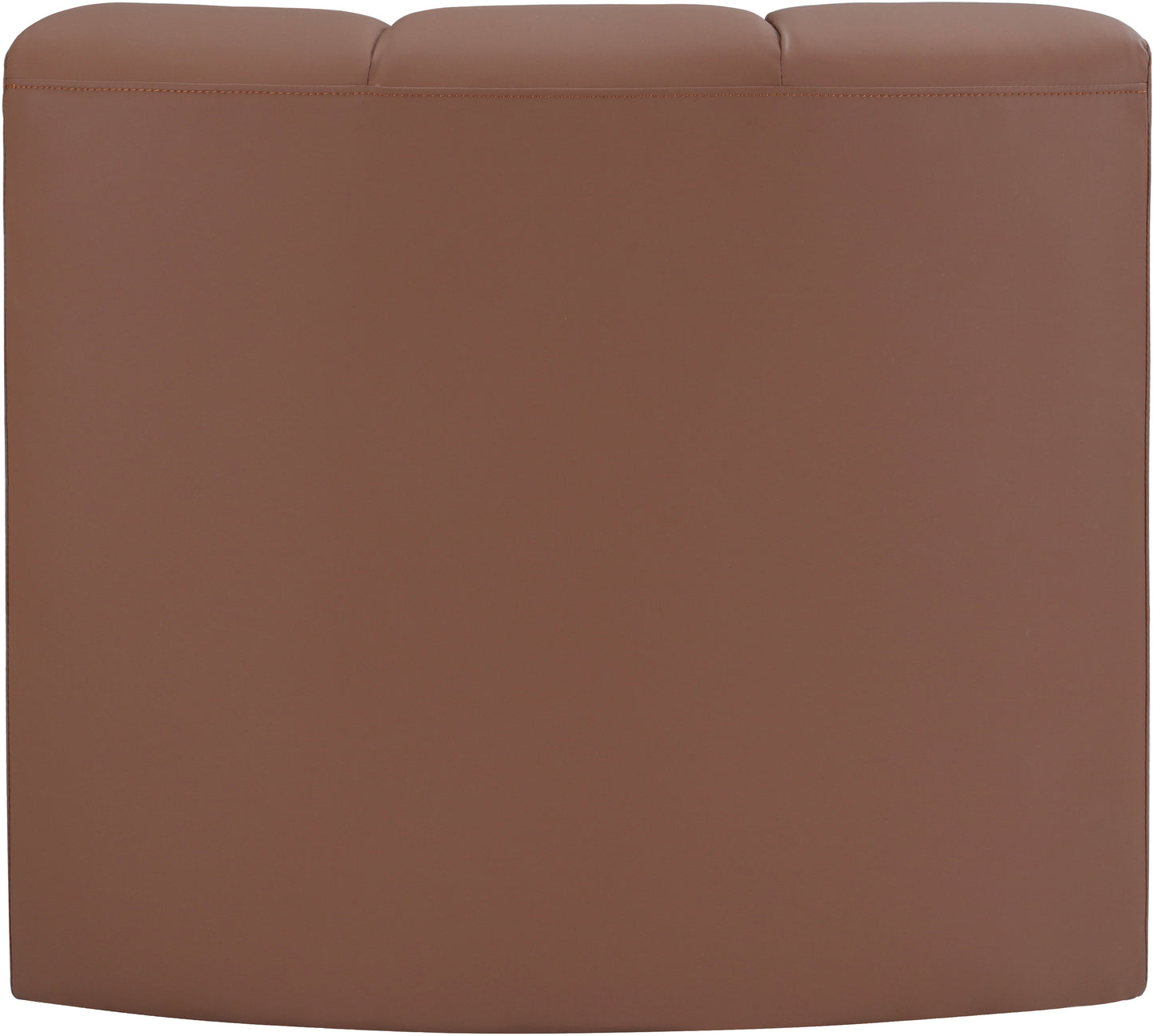 zara cognac faux leather curved corner cc