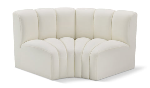 Yara 60" Vegan Leather Upholstered Sectional, 2-Piece (Style 2)