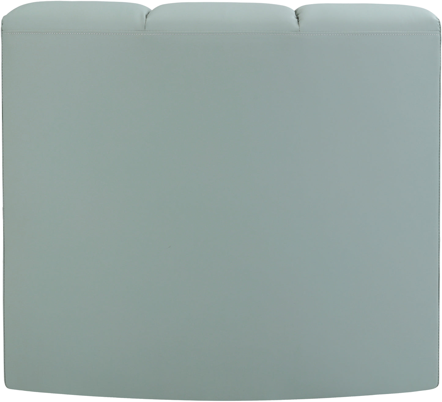 zara mint green faux leather curved corner cc