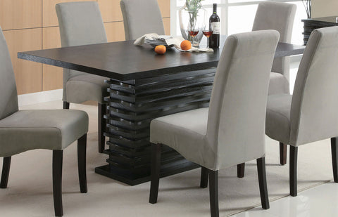 Elkton Rectangular 66-inch Dining Table BlackBlack