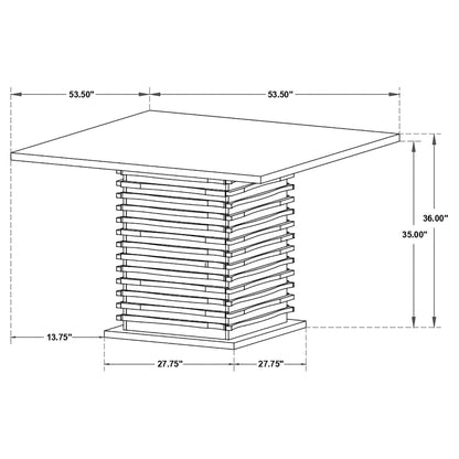 5 Pc Counter Height Dining Set