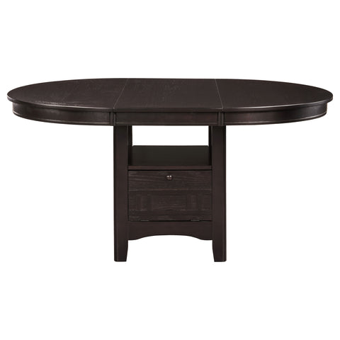 Simmons Oval 60-inch Extension Leaf Dining Table EspressoEspresso