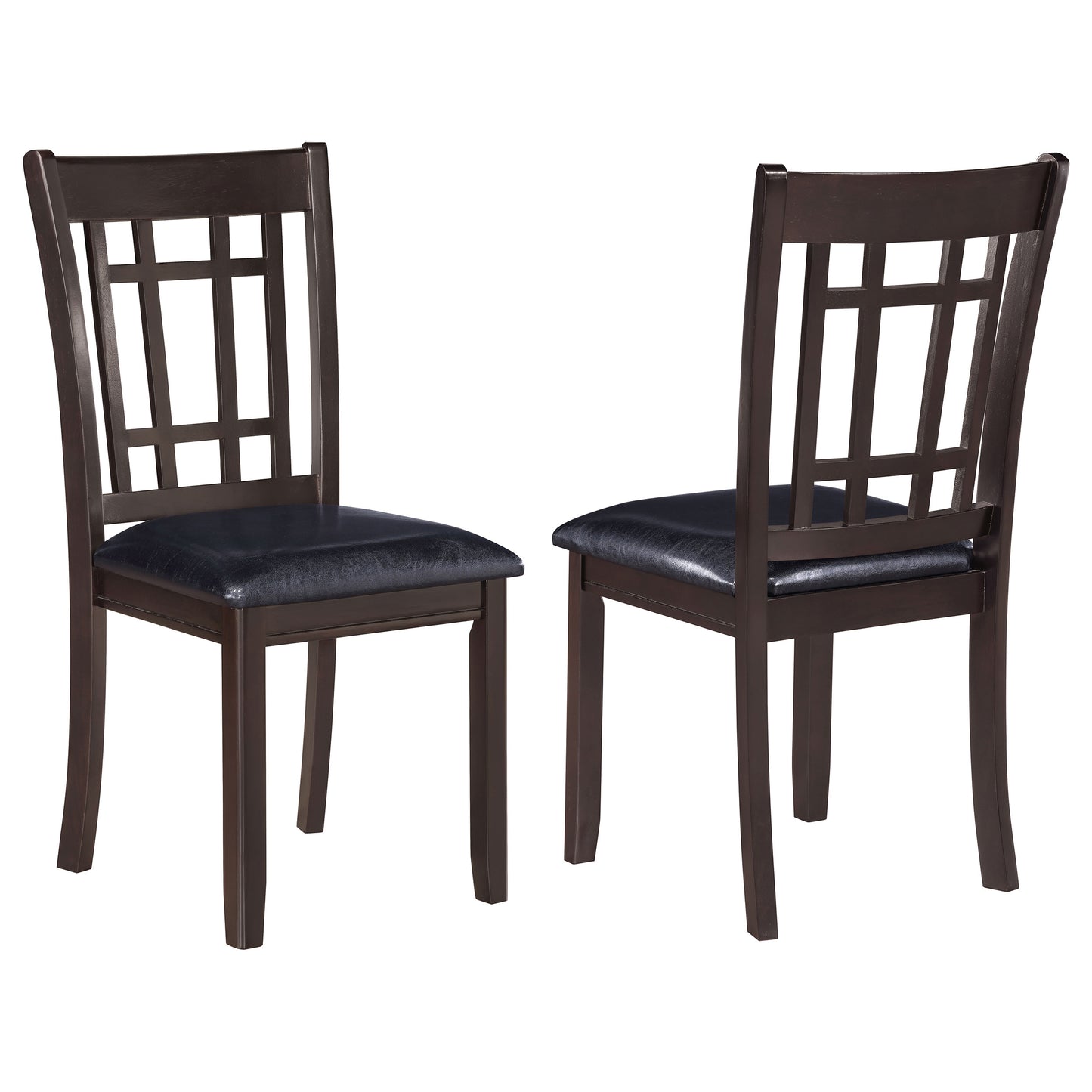 simmons wood dining side chair espresso (set of 2)espresso