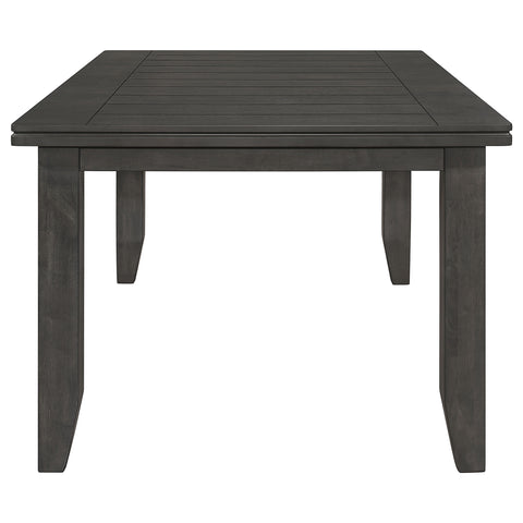 Carisi Rectangular 66-inch Wood Dining Table Dark GreyDark Grey
