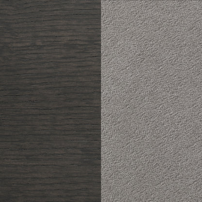 Carisi Fabric Upholstered Wood Dining Bench Dark GreyDark Grey