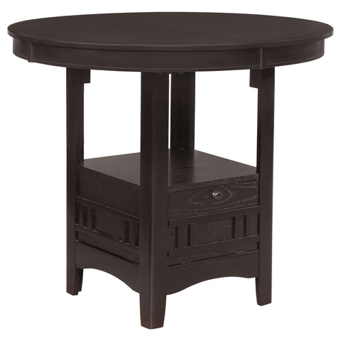 Simmons Oval 60-inch Extension Counter Dining Table EspressoEspresso