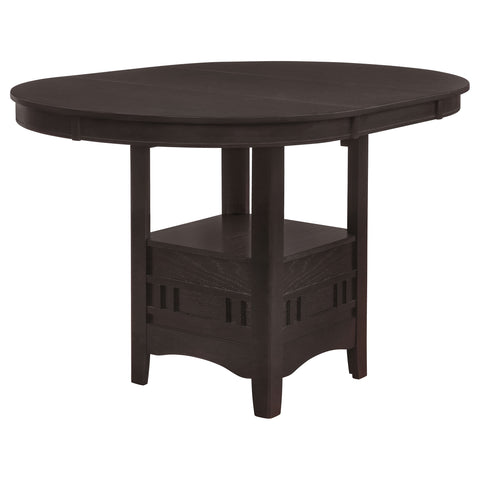Simmons Oval 60-inch Extension Counter Dining Table EspressoEspresso