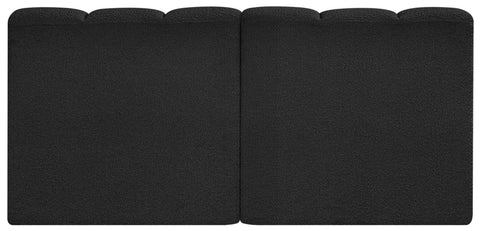 Briar Black 60 Boucle Fabric Upholstered Modular Sectional , 2-Piece (Style 1)