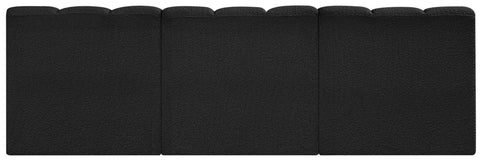 Yara 89.5" Boucle Fabric Upholstered Sectional, 3-Piece