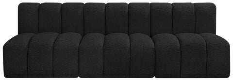 Yara 89.5" Boucle Fabric Upholstered Sectional, 3-Piece