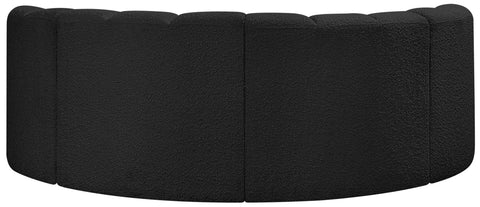 Briar Black 88 Boucle Fabric Upholstered Modular Sectional, 4-Piece