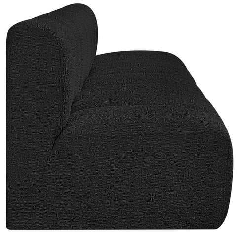 Briar Black 119 Boucle Fabric Upholstered Modular Sectional, 4-Piece