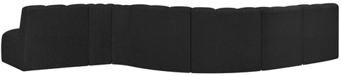Yara 170" Boucle Fabric Upholstered Sectional, 7-Piece