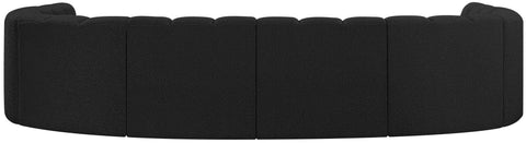 Briar Black 150 Boucle Fabric Upholstered Modular Sectional, 8-Piece