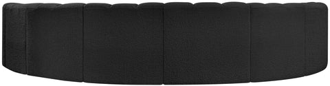 Briar Black 162 Boucle Fabric Upholstered Modular Sectional, 8-Piece