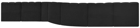 Briar Black 197 Boucle Fabric Upholstered Modular Sectional, 8-Piece