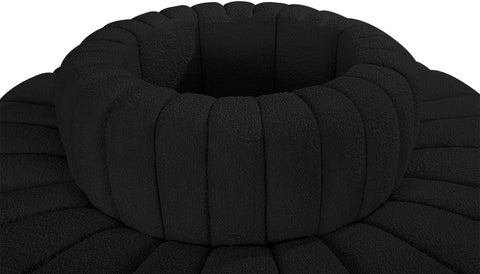 Briar Black 90 Boucle Fabric Upholstered Modular Sectional, 8-Piece