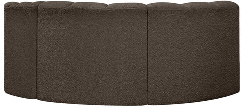 Briar Brown 70 Boucle Fabric Upholstered Modular Sectional, 3-Piece