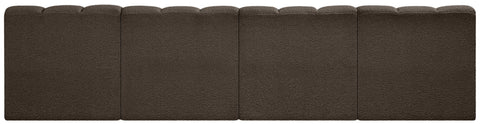 Yara 119" Boucle Fabric Upholstered Sectional, 4-Piece