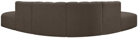 Briar Brown 146 Boucle Fabric Upholstered Modular Sectional, 6-Piece