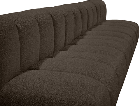 Briar Brown 170 Boucle Fabric Upholstered Modular Sectional, 7-Piece