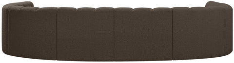 Yara 150" Boucle Fabric Upholstered Sectional, 8-Piece