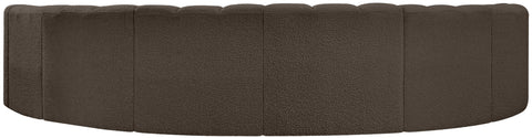 Briar Brown 162 Boucle Fabric Upholstered Modular Sectional, 8-Piece