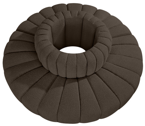Briar Brown 90 Boucle Fabric Upholstered Modular Sectional, 8-Piece