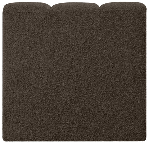 Briar Brown Boucle Fabric Upholstered Modular Straight Chair, 1 Piece