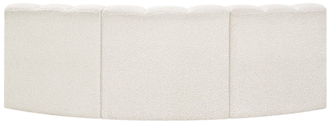 Briar Cream 86 Boucle Fabric Upholstered Modular Sectional, 3-Piece