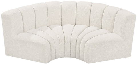 Yara 80" Boucle Fabric Upholstered Sectional, 3-Piece