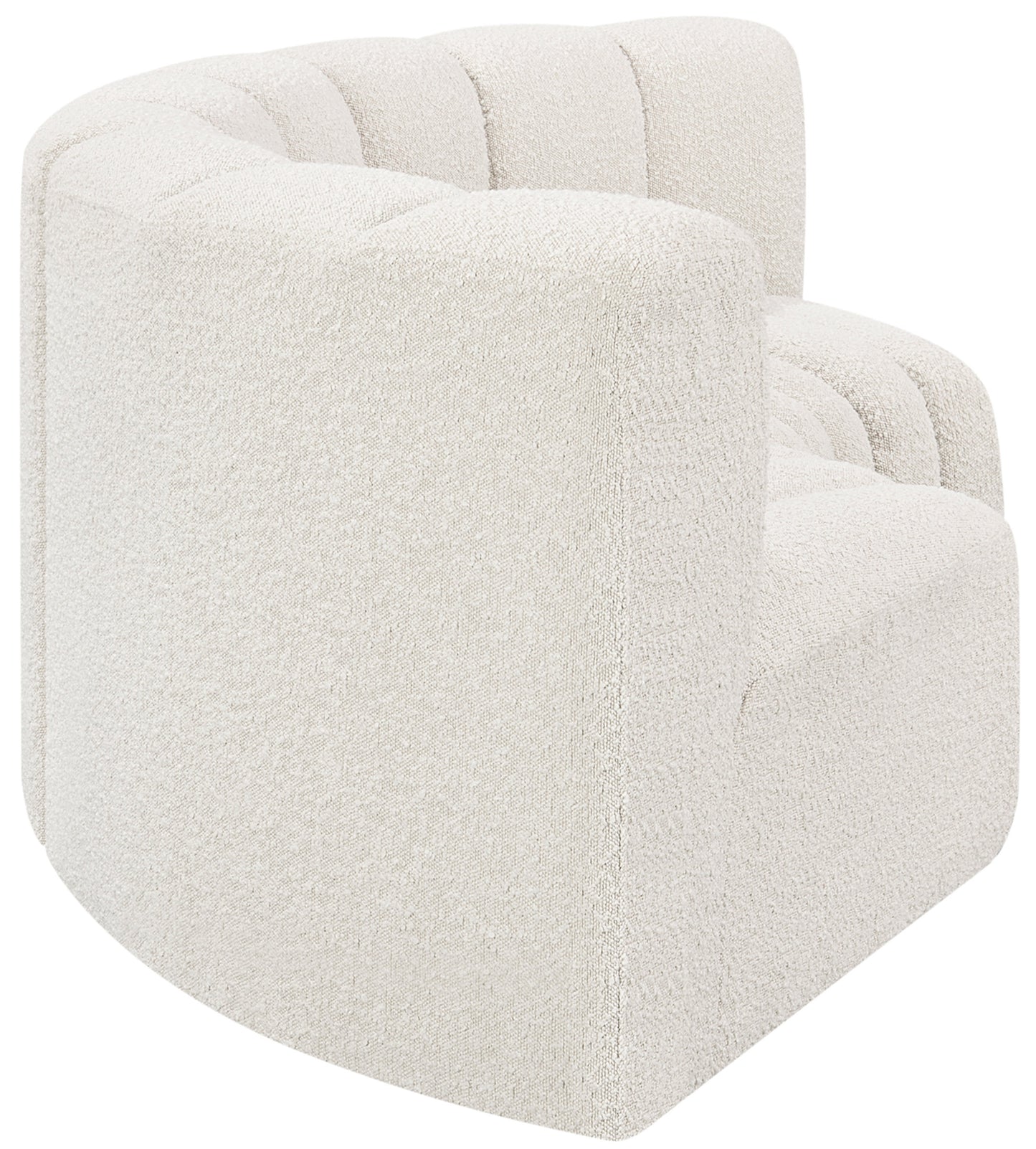 zara cream boucle fabric modular sofa s3c