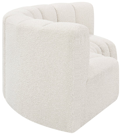 Zara Cream Boucle Fabric Modular Sofa S3C