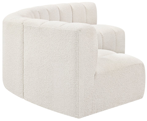 Yara 133" Boucle Fabric Upholstered Sectional, 5-Piece