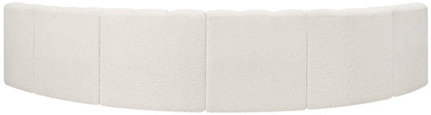 Briar Cream 151 Boucle Fabric Upholstered Modular Sectional, 6-Piece