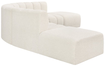 Zara Cream Boucle Fabric Modular Sofa S6C