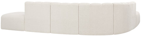 Briar Cream 172 Boucle Fabric Upholstered Modular Sectional, 7-Piece