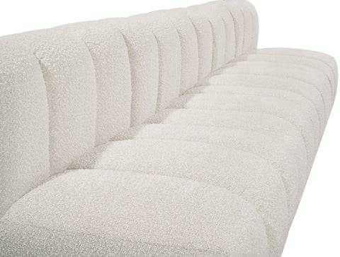 Briar Cream 170 Boucle Fabric Upholstered Modular Sectional, 7-Piece