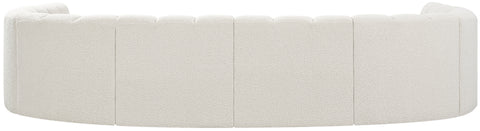 Briar Cream 150 Boucle Fabric Upholstered Modular Sectional, 8-Piece